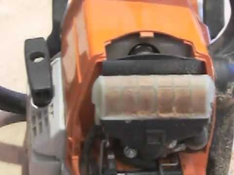 comment regler tronconneuse stihl 024