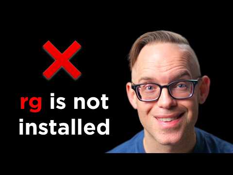 rg is not available — Codex + ripgrep thumbnail