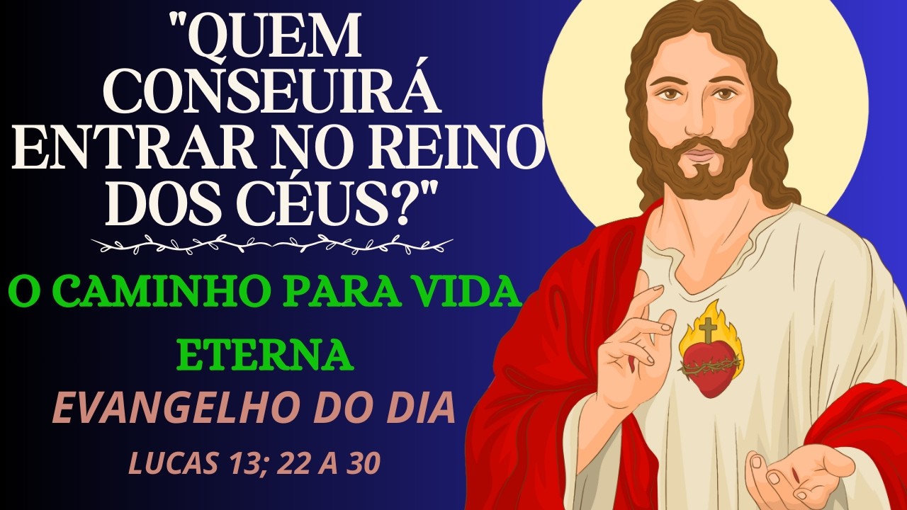 EVANGELHO DO DIA DE HOJE! Desbloqueie o Poder do evangelho de Jesus pra ter uma vida extraordinária!