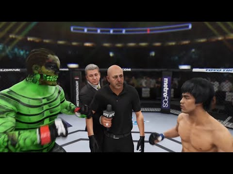 Radioactive Monster vs. Bruce Lee (EA sports UFC 3)