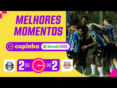 Gols e lances de Grêmio x Red Bull Bragantino