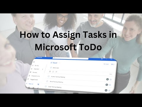 How to assign tasks in Microsoft ToDo. Create groups and share lists.