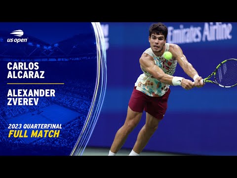 Carlos Alcaraz vs. Alexander Zverev Full Match | 2023 US Open Quarterfinal