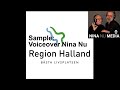 Voiceover sample Nina Nu, Region Halland