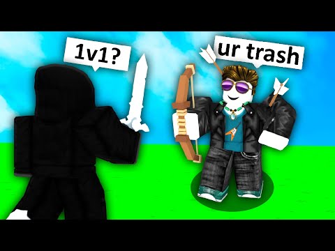I met a TOXIC Bedwars Player, So I 1v1'd him.. (Roblox)