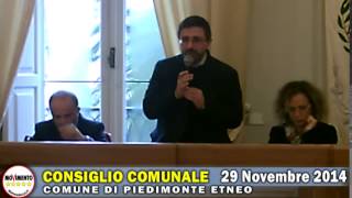 preview picture of video '29-11-2014 - Consiglio Comunale a Piedimonte Etneo'