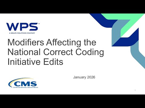 Modifiers Affecting The National Correct Coding Initiative Edits