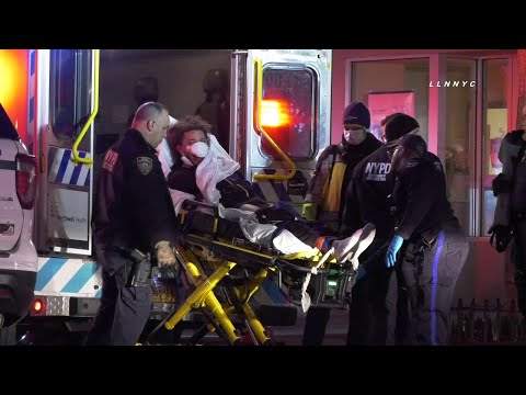 Violent Masked Subject Restrained by ESU & Taken to Hospital