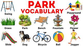 Park Vocabulary | Playground Vocabulary | Playground Items | English Vocabulary | Learn English