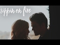 Stefan Caroline Sippin On Fire