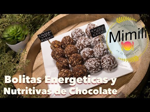 Bolitas Energéticas de Chocolate para el Desayuno - Novateando en la Cocina