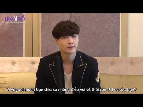 [Vietsub] 170412 Dragon TV Interview with Zhang Yixing - Operation Love