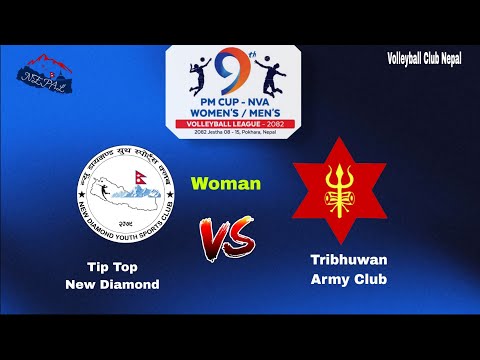 Tip Top New Diamond VS Tribhuwan Army Club|| Women Volleyball in NVA Cup 2082