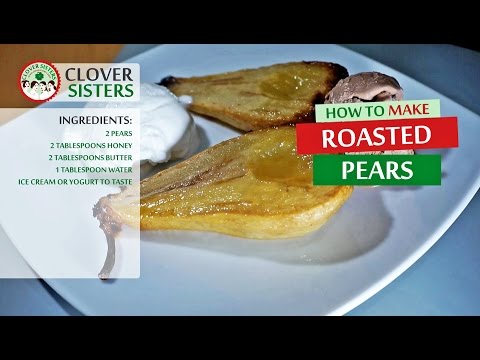 Roasted pears