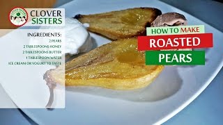 Roasted pears
