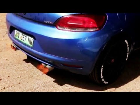 Amazing sound, quad straight pipe Scirocco!