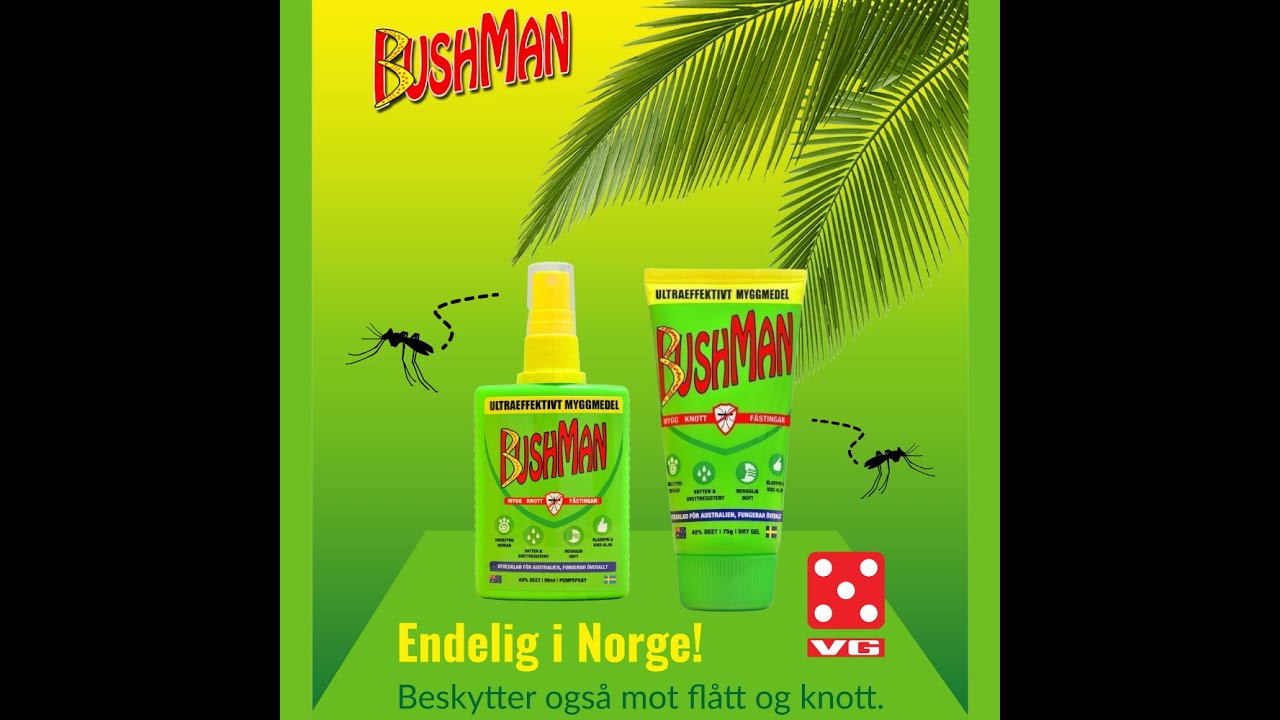 Myggmiddel - Bushman - Spray 90 ml