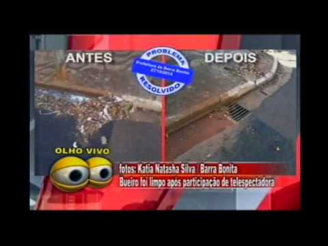 Fala Cidade 04 11 2014 OLHO VIVO   Bueiro foi limpo após participação de telespectadora