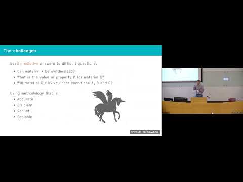 Training School on Computational Materials Modeling Day 3 lecture 1