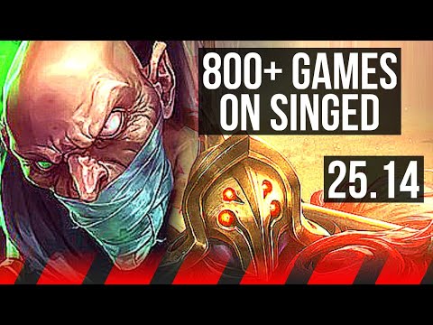 SINGED vs JAX (TOP) | 800+ games | EUW Master | 25.14