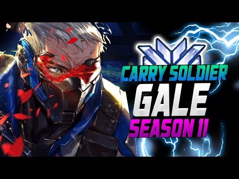 SOLDIER IS OP!? GALE Best Soldier in the World? [ OVERWATCH SEASON 11 TOP 500 ]