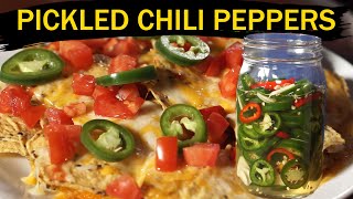 Easy & Quick Pickled Jalapeno Peppers | (Or Any Other Chili)