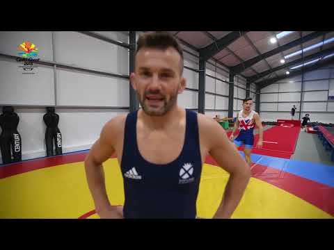 Viorel Etko prepares for the Gold Coast Commonwealth Games