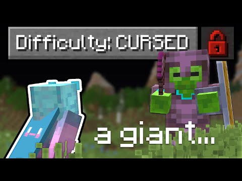So I coded a Cursed Difficulty for Minecraft...
