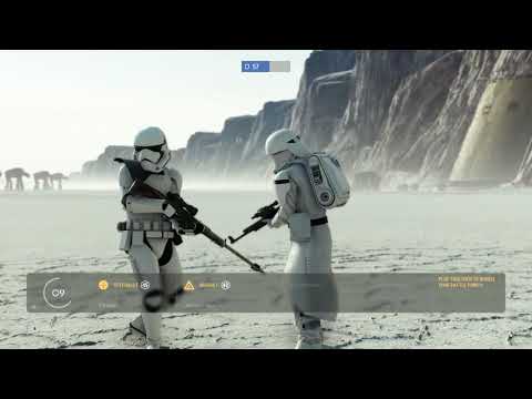 Attacking The Generators on Crait - Star Wars Battlefront 2