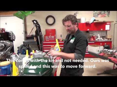 How to clean  prep and line a fuel tank demonstrated with Northern Brand Liner Kit