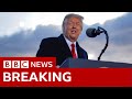 Trump's last speech as president - BBC News Trump's last speech as president - BBC News