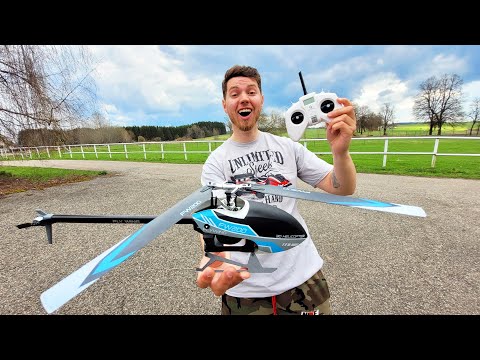 Dieser ferngesteuerte HUBSCHRAUBER ist IDIOTENSICHER! (FLY WING FW200 6CH 3D Akrobatik im Test)