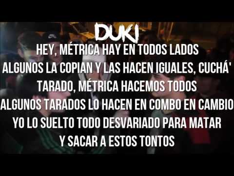 LIT KILLAH vs. DUKI | El Campito Free Vİ 14/8 | Semifinal | Letra