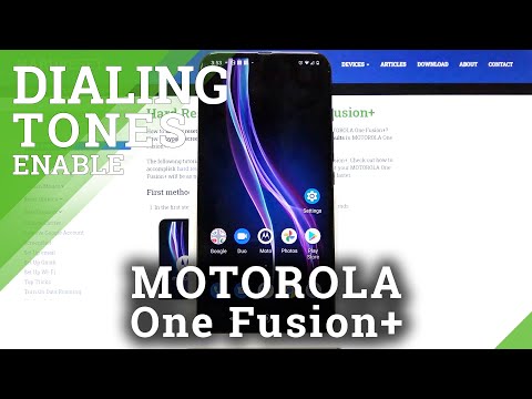 How to Manage Dial Pad Tones in MOTOROLA One Fusion+ - Dial Pad Sounds