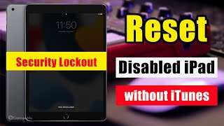 How to Reset Disabled iPad without iTunes – 3 Effective Ways