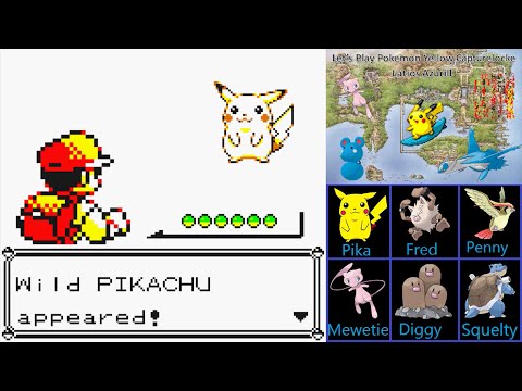 Let's Play Pokemon Yellow Capturelocke:  Part 22 - Another Pikachu!