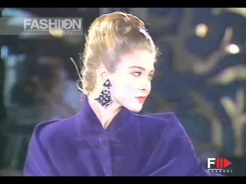 CHRISTIAN LACROIX Fall 1988/1989 Paris - Fashion Channel