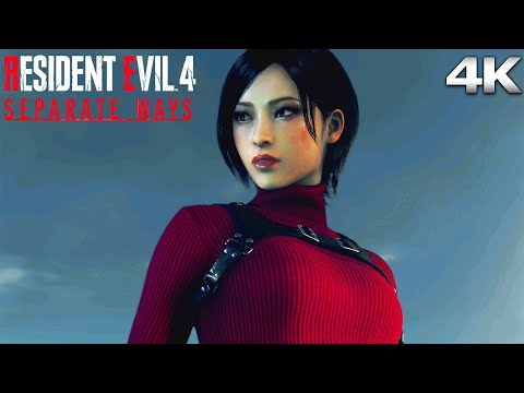 Resident Evil 4 SEPARATE WAYS All Cutscenes (Full Game Movie) 4K 60FPS Ultra HD