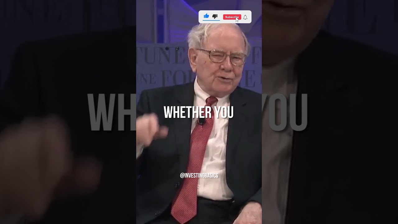 Warren Buffett: Price of Stock Doesn't Matter