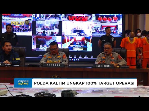 DITRESKRIMUM POLDA KALTIM UNGKAP 100% TARGET OPERASI DALAM OPERASI JARAN MAHAKAM 2025