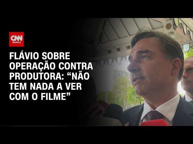 Flávio sobre operação contra produtora: “Não tem nada a ver com o filme” | CNN 360º