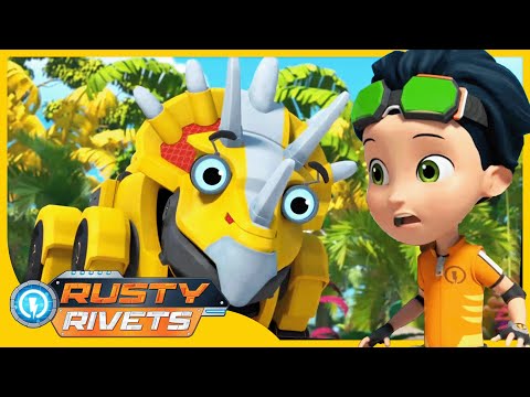Spike Meet a New Mystery Friend on the Island! +More | Rusty Rivets | 2H Cartoons for Kids