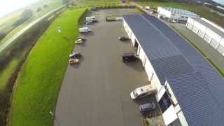 preview picture of video 'Flug mit DJI Phantom 1.1.1 (GoPro 3 Black & Gimbal)'