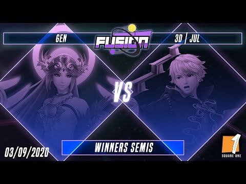 Fusion #14 - Gen (Palutena) Vs. 3D | Jul (Robin) - Winners Semis - Smash Ultimate