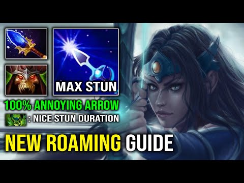 NEW Roaming Support Mirana | Annoying Max Stun Arrow Wraith Pact Crazy DMG Reduct Dota 2