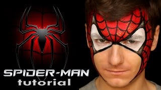 Amazing Spider-Man face painting tutorial for beginners | Fast & Easy