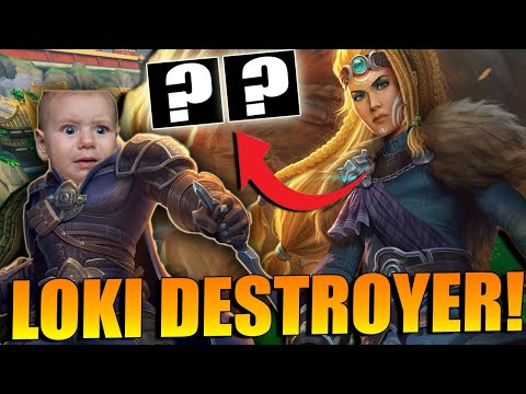 THESE TWO ITEMS MAKE ARTIO COMPLETELY COUNTER LOKI MAINS! - Masters Ranked Duel - SMITE