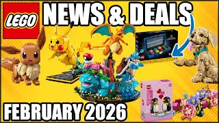 LEGO News & Deals! February 2026! Pokémon is here & GWP Chaos! Double Points!