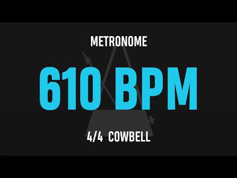 610 BPM 4/4 - Best Metronome (Cowbell)
