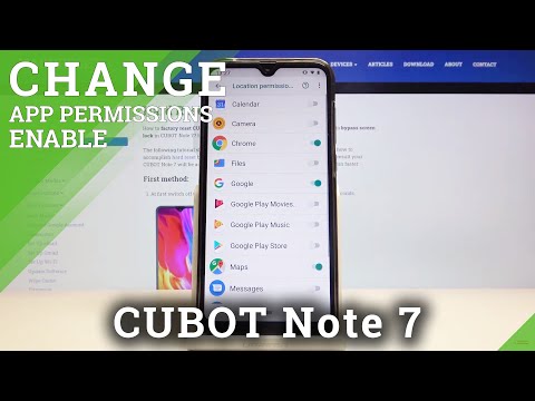 How to Manage App Permissions in CUBOT Note 7 – Launch App Manager